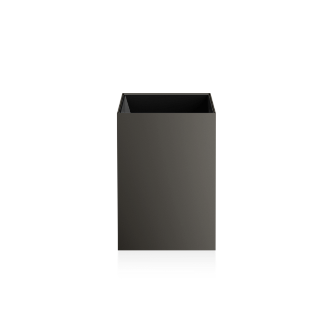 Decor Walther 0614066 DW 74 afvalbak zonder deksel 24x17x17cm mat donker metaal