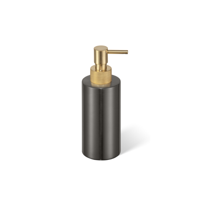 Decor Walther 0853767 CLUB SSP3 zeepdispenser mat donker metaal en mat goud