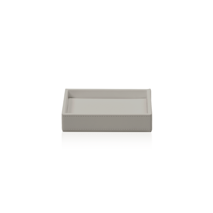 Decor Walther Brownie 0931049 BROWNIE TAB S schaal/ tray kunstleder taupe