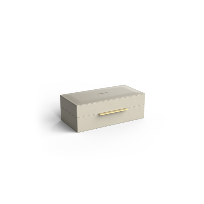 Decor Walther Brownie 0939749 BROWNIE BOX S multi box met deksel kunstleder taupe