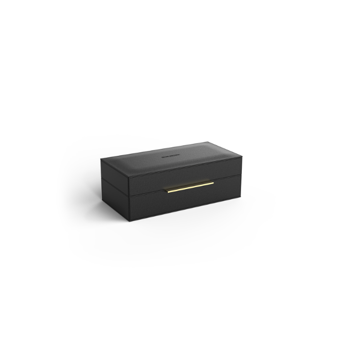 Decor Walther Brownie 0939849 BROWNIE BOX L multi box met deksel kunstleder taupe