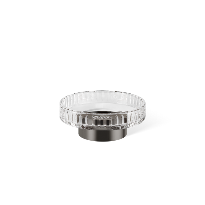 Decor Walther Century 0587666 CENTURY STS soap holder clear glass/matt dark metal