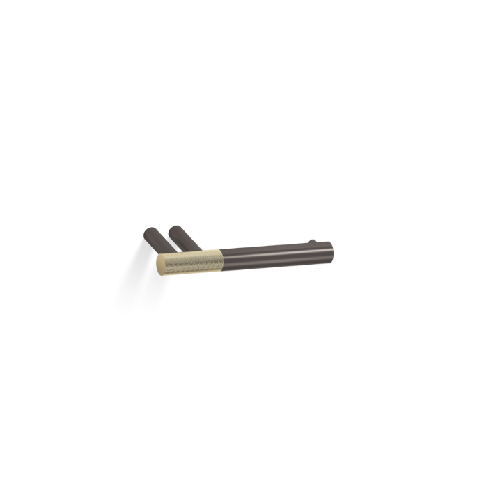 Decor Walther Club 0855867 CLUB TPH1 toiletrolhouder mat donker metaal en mat goud