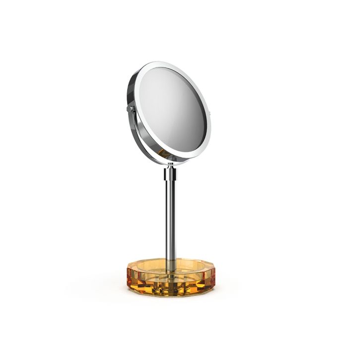 Decor Walther Crystal 0941781 KR KSA vergrootspiegel 1x en 5x amber crystal/ chroom