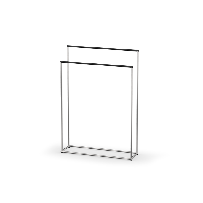 Decor Walther Mikado Tec 0523078 MK TEC HT towel stand brushed stainless steel/matt black