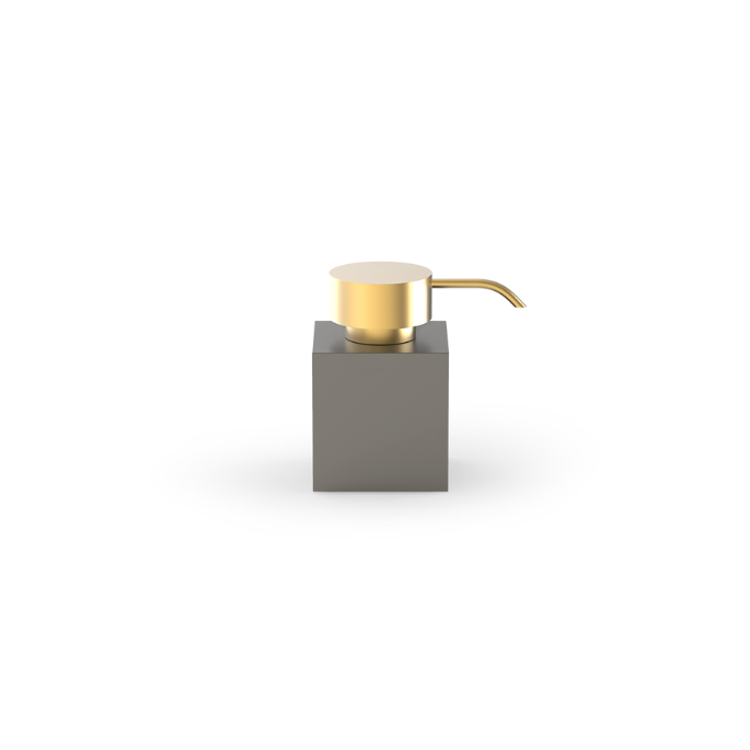Decor Walther New Century 0860767 DW 476 N zeepdispenser mat donker metaal en mat goud