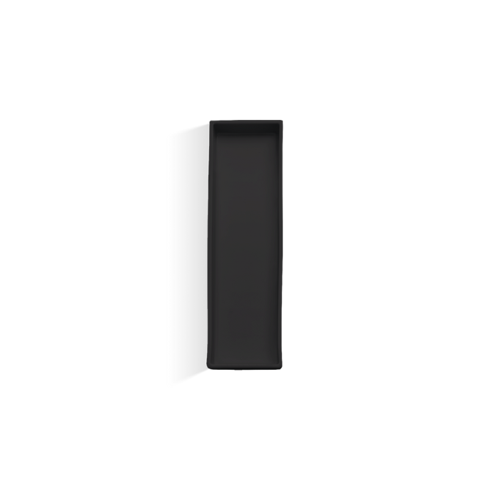 Decor Walther Porcelain 0804260 DW 619 schaal/ tray 27,5x8cm porselein zwart