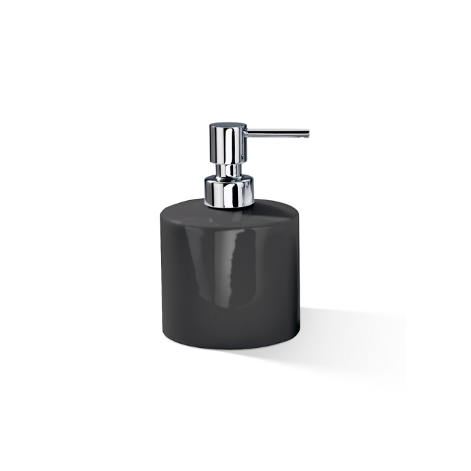 Decor Walther Porcelain 0844161 DW 520 zeepdispenser staand porselein zwart/ chroom