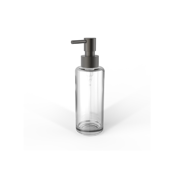 Decor Walther Porter 0863066 TT PORTER zeepdispenser helder glas mat donker metaal