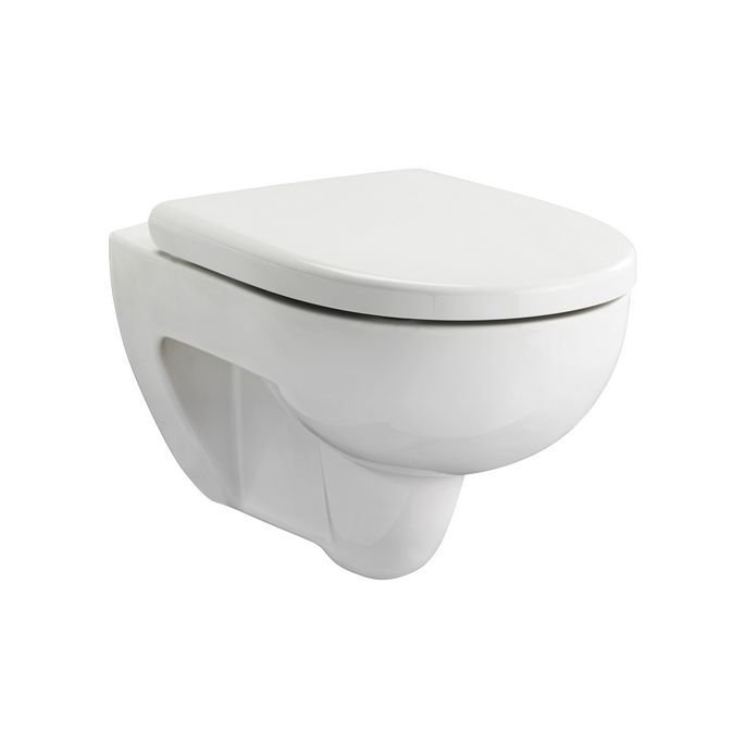 Pressalit 300+ 760000-DA7999 toiletzitting met deksel wit