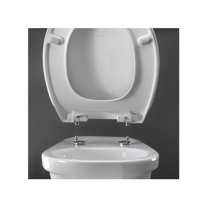 Pressalit Calmo 556000-D72999 toiletzitting met deksel wit
