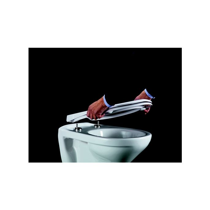 Pressalit Scandinavia PLUS 758035-D05999 toiletzitting met deksel rood