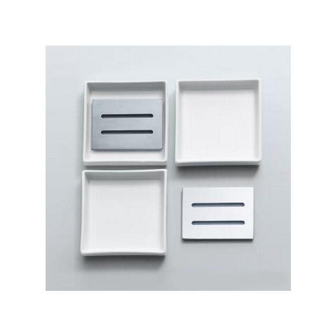 Decor Walther Porcelain 0803960 DW 616 zeepschaal 11x11cm porselein zwart