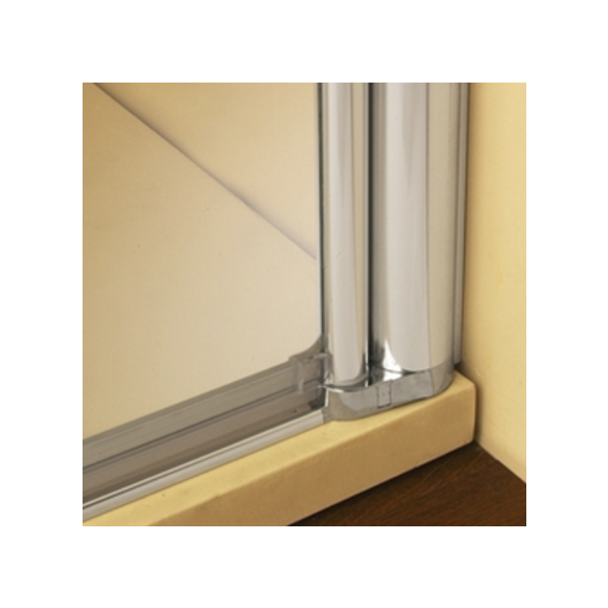 PDPlan Cristal C806 set lekstrippen 51.6cm inclusief 4 hoekjes voor kwartronde douche 80x80cm