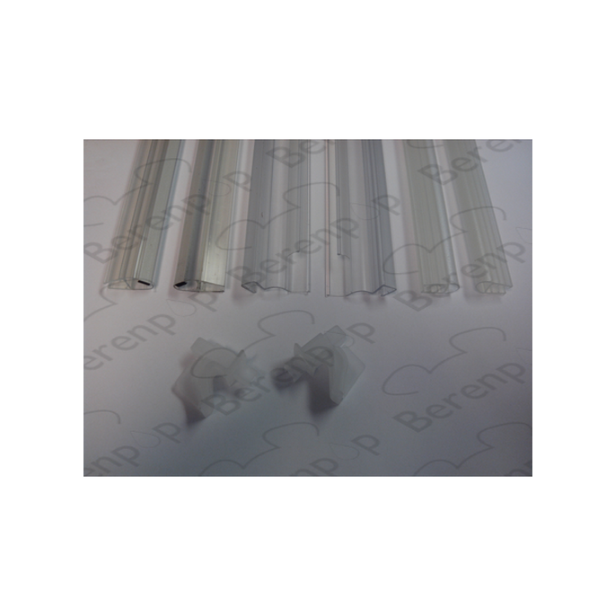 Koralle Facette S8L41864 ( L41864 ) ( 2537264 ) komplett Satz von Profilen für Eckeinstieg 2-teilig