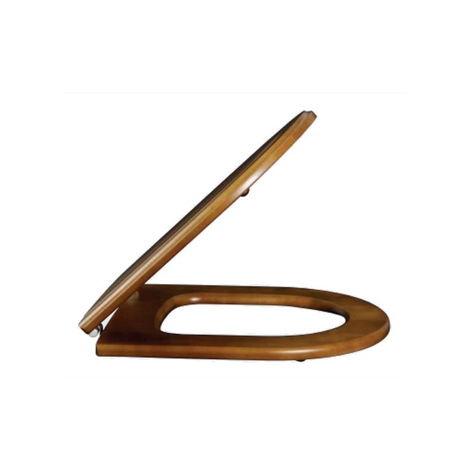 Villeroy en Boch Hommage 99266100 WC-Sitze mit Deckel Nussbaum gebeizt