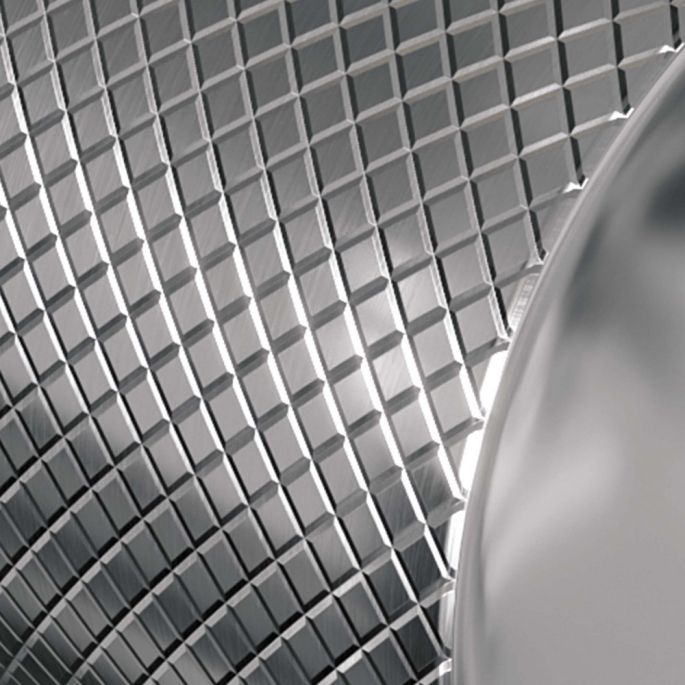 Brauer Carving 5-CE-003-R4 hoge opbouw wastafelmengkraan met draaibare ronde uitloop model A chroom