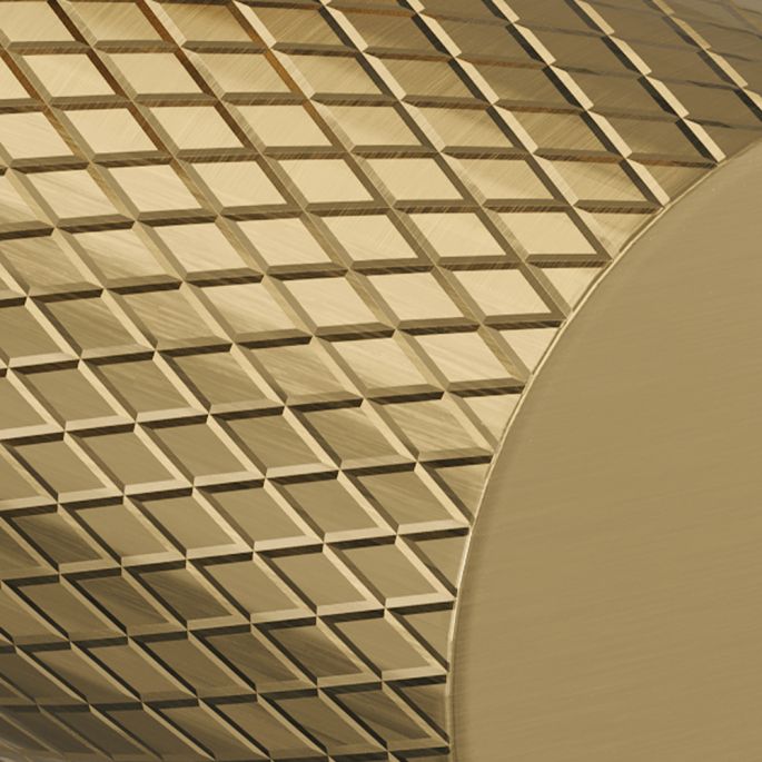 Brauer Carving 5-GG-317 angle stopcock complete with hose gold brushed PVD