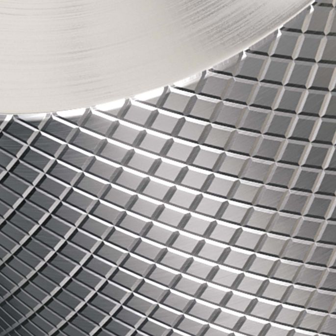 Brauer Carving 5-NG-001-HD6 low surface-mounted basin mixer model A stainless steel brushed PVD