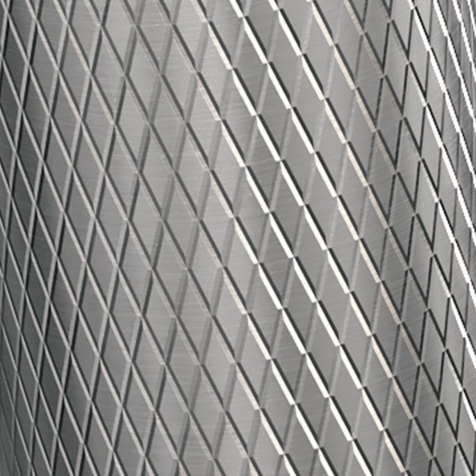 Brauer Carving 5-NG-321 opbouw fonteinkraan met gebogen uitloop RVS geborsteld PVD