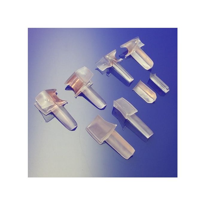 San4U ProfileDay DS121008 - SW1008 quarter round clear shower profile 3 flaps 100cm - 8mm