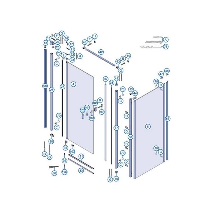 Koralle Ausgabe L43796 ( 2537251 ) gerade Bodenleiste