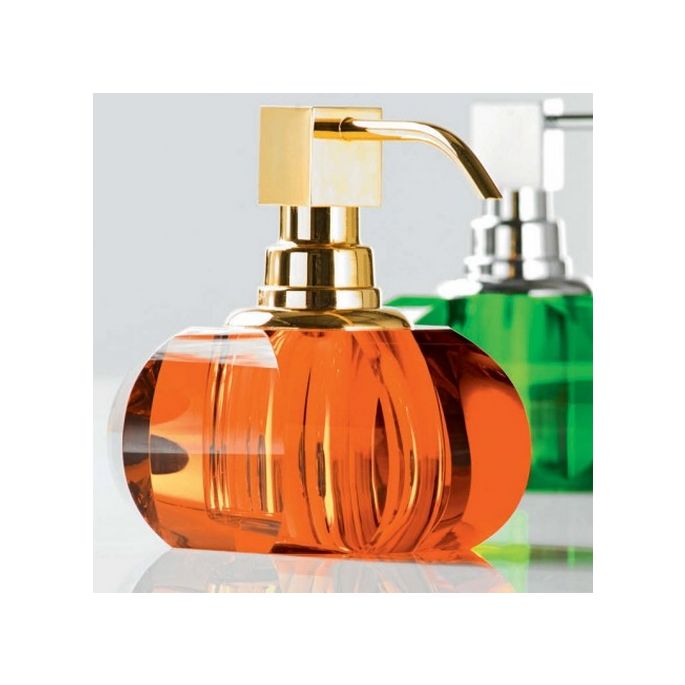 Decor Walther Crystal 0924481 KR SSP soap dispenser (gold pump) Amber Crystal