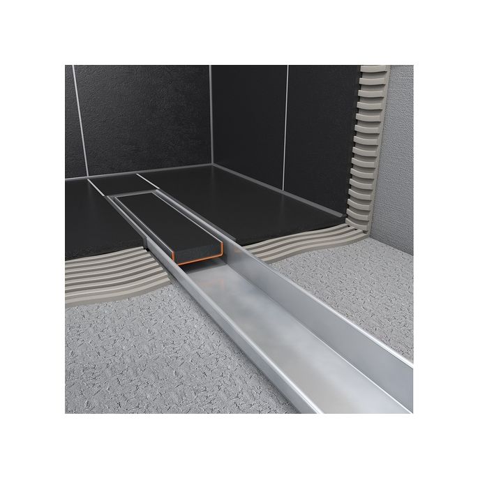 Easy Drain Compact 30 Tile EDCOMT80030 shower channel 80cm side spout