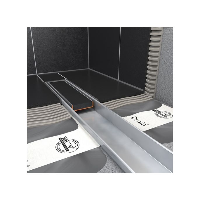 Easy Drain Compact 50 FF Fliese EDCOMTFF70050 Duschrinn 70cm Seitenauslauf