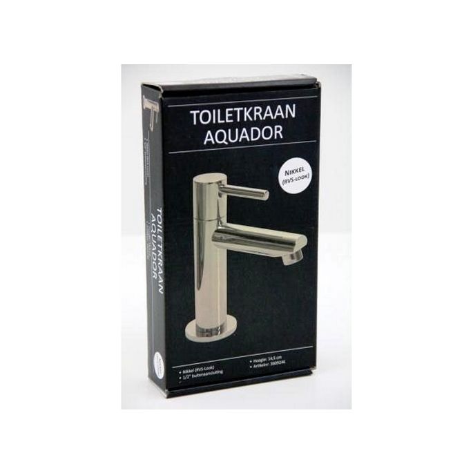 San4U 2564290 Aquador fonteinkraan staand nikkel RVS look