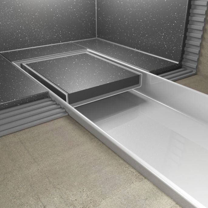 Easy Drain Multi TAF EDMTAF500 Duschrinn 50cm Seitenauslauf