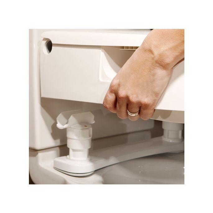Etac Cloo 80301214 toilet riser with lid and armrests rise 6 and 10cm white
