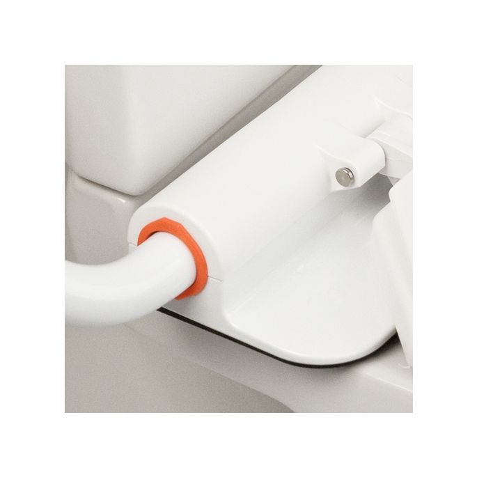 Etac Supporter 803031122 toilet seat with lid and armrests white