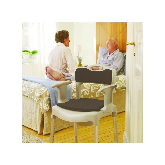 Etac Swift Kommode 81702030 Toilet-Stühle grau