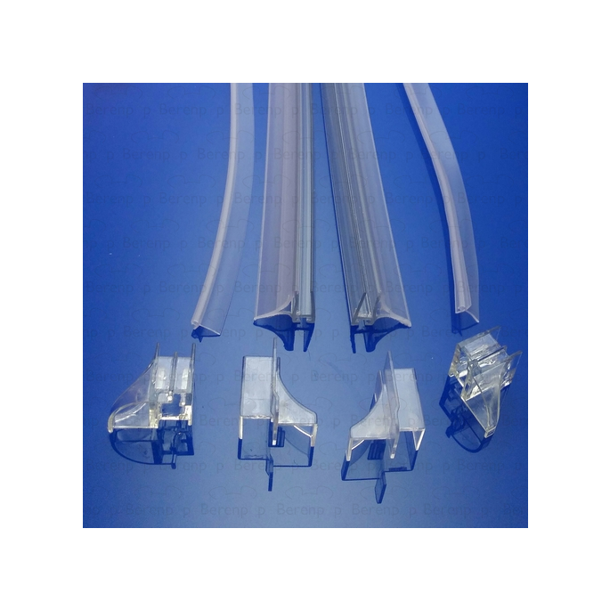 PDPlan Elite E96 lekstrippen kwartrond, set van 2 stuks met hoekjes, 6mm