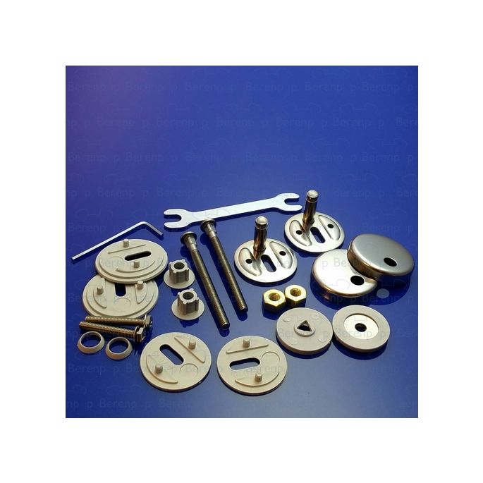 Pressalit D09999 Delight set verstelbare scharnieren chroom