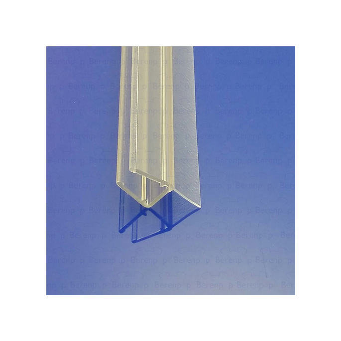 San4U Sealday SD094 h-profiel 180 graden, 200cm, 8mm *niet meer leverbaar*