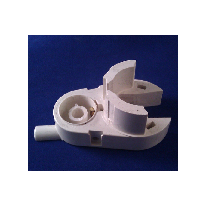 PDPlan Cristal scharniervoet (zonder tubobus) rechts, wit *niet meer leverbaar*