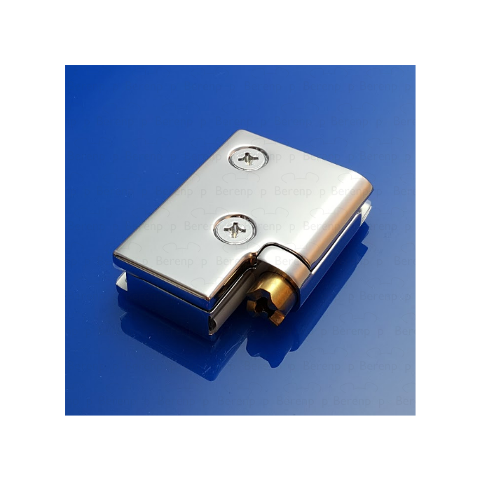 HSK Kienle E87312-4L scharnierdeel glashouder beneden links, chroom *niet meer leverbaar*