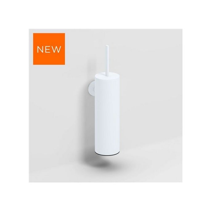 Clou Flat CL090204120 toilet brush holder wall matte white