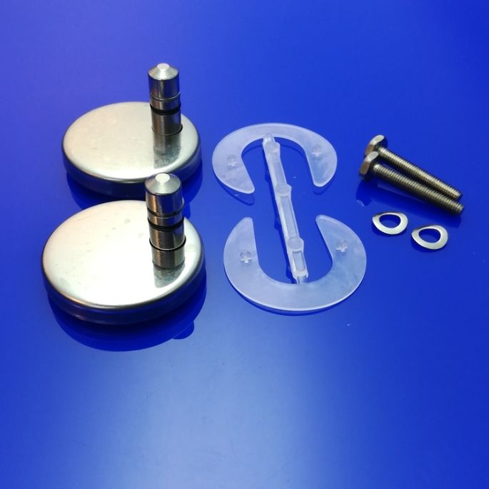 Duravit Starck 1 - Starck 3 0061381000 scharnierset voor toiletzitting Starck 1 0065880000 (tot Februari 2010) en Starck 3 0063890000