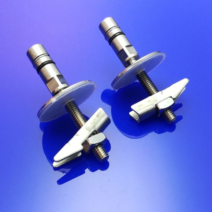 Duravit Vero 0061301000 scharnierset voor toiletzitting Vero 006769