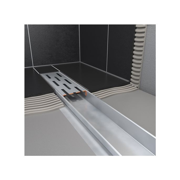 Easy Drain Compact 30 Flens EDCOMPR50030 douchegoot met RVS flens 50cm zijuitloop