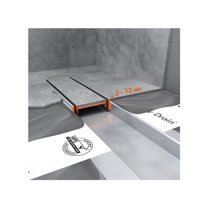 Easy Drain Compact 30 TAF Low EDM1TAFLT120030 douchegoot 120cm zijuitloop