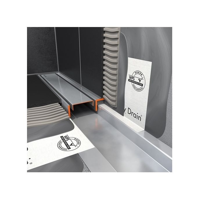 Easy Drain Compact 30 TAF Wall EDCOMTAFW190030 douchegoot 190cm zijuitloop