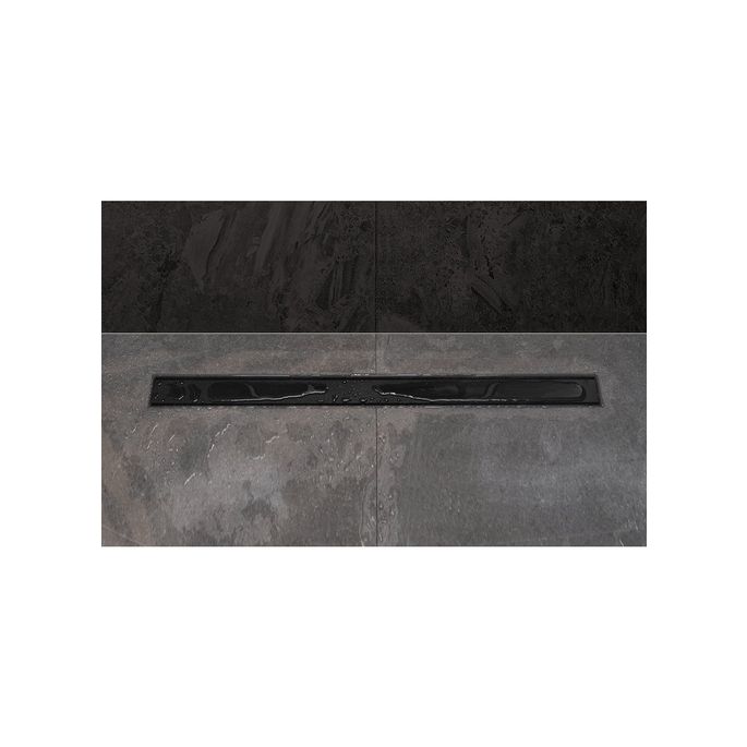 Easy Drain Compact 50 TAF Black EDM1TAFZM100050B douchegoot 100cm zijuitloop