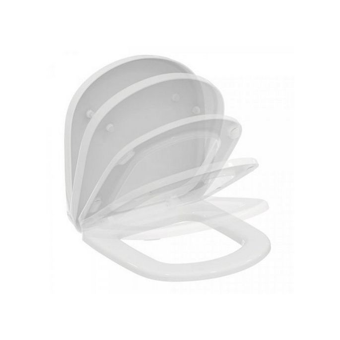 Ideal Standard Nouveau T679301 toiletzitting met deksel wit