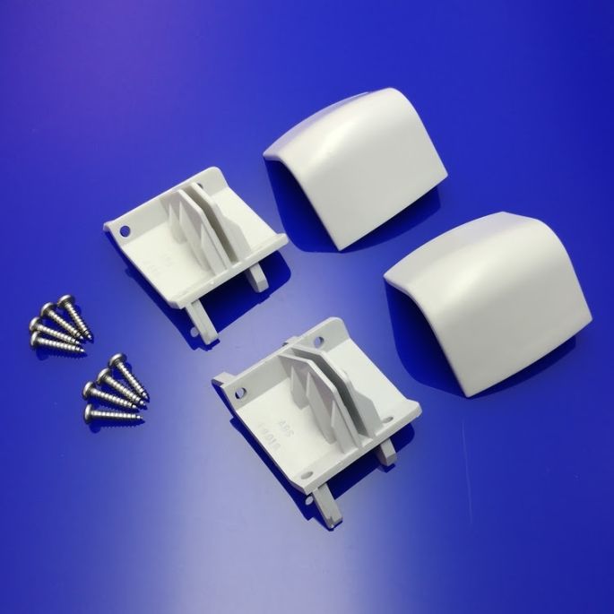 Koralle S300 2536540 (2537968 / L41990) set hoek kapjes grijs