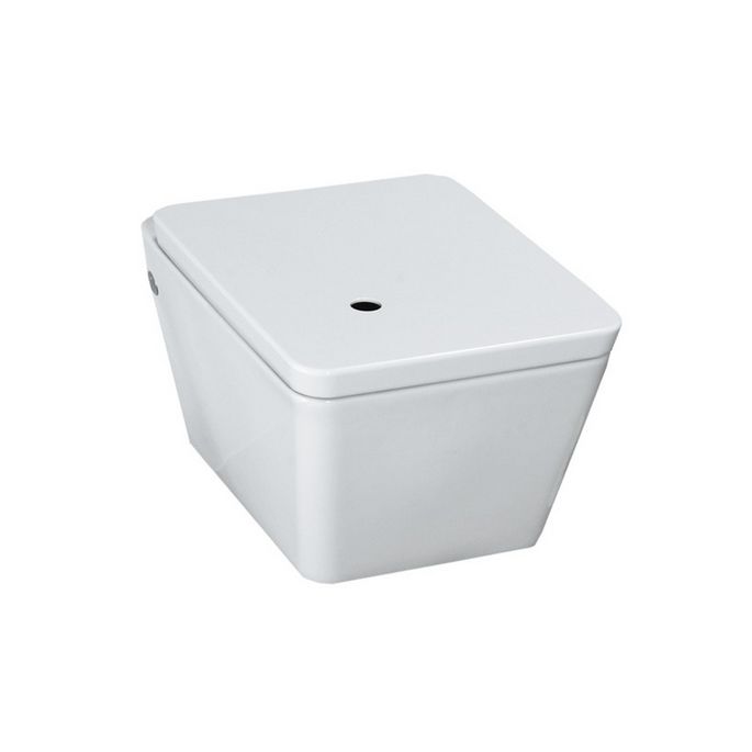 Laufen Il Bagno Alessi dOt 8929013000001 toiletzitting met deksel wit