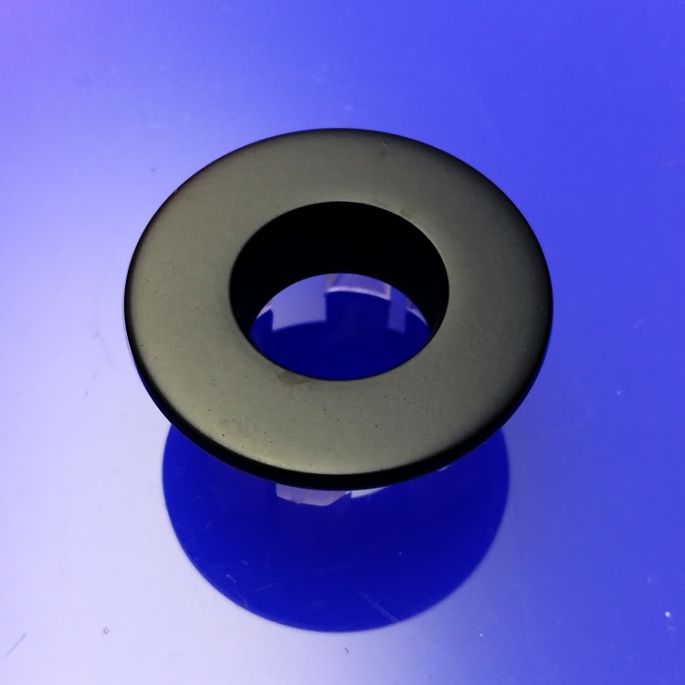 San4U 2501780 overlooprozet diameter 30mm messing mat zwart